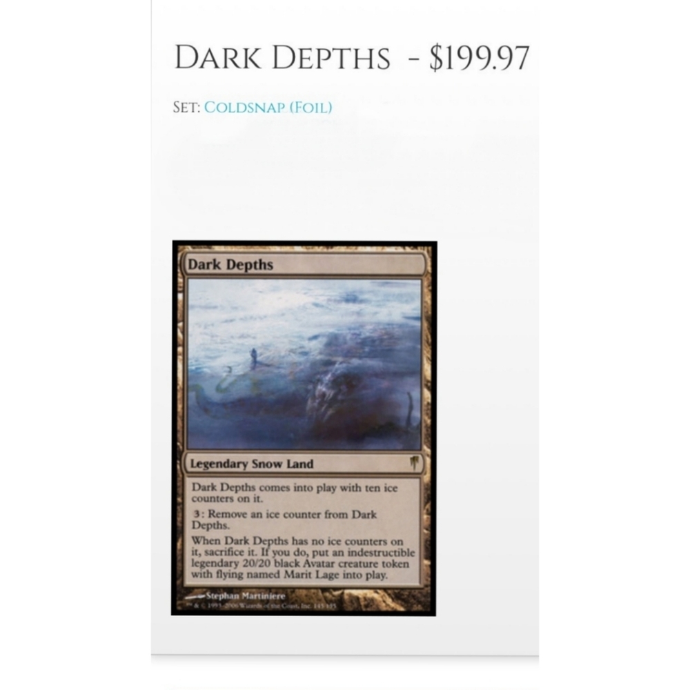 🪄Magic The Gathering coldsnap(foil) card✨️